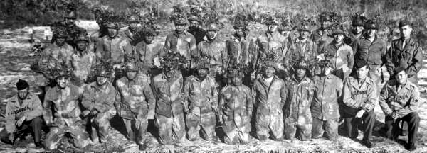 Camouflage course at Camp Gordon Johnston