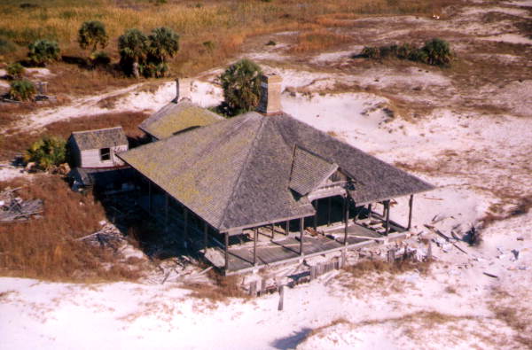 View from Cape Saint George lighthouse - Saint George Island, Florida