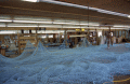 Making of a trawl at Burbank Trawl Makers - Fernandina Beach, Florida