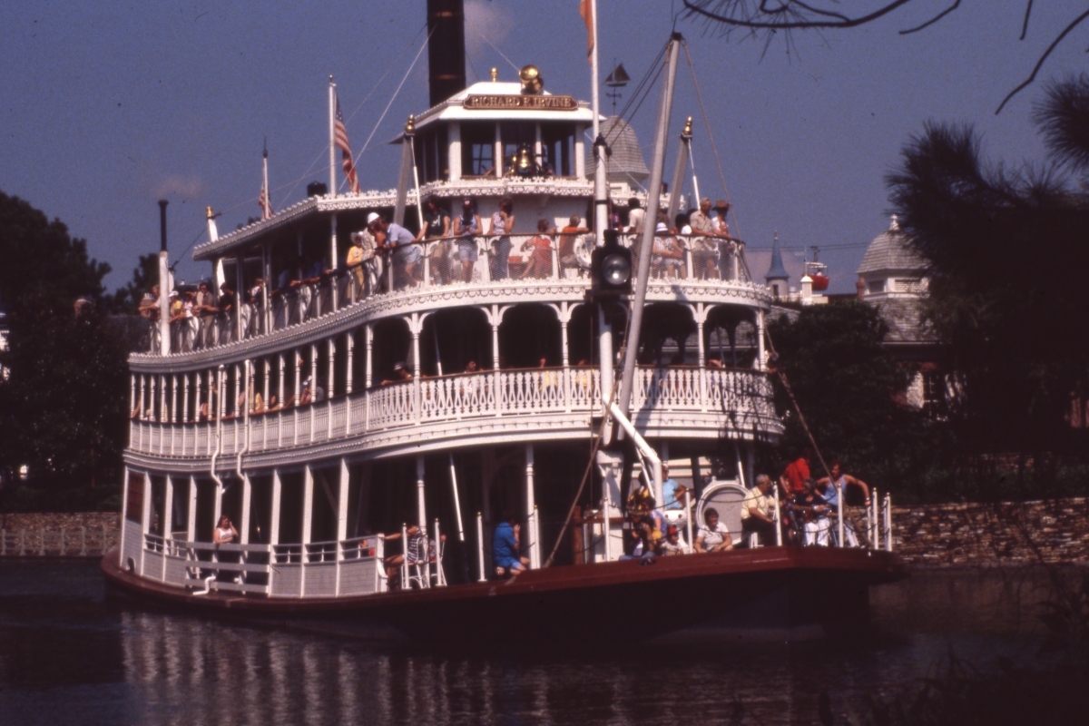 Paddle-wheel steamboat - Walt Disney World, Florida.
