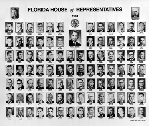 Members of the 1961 Florida House of Representatives.