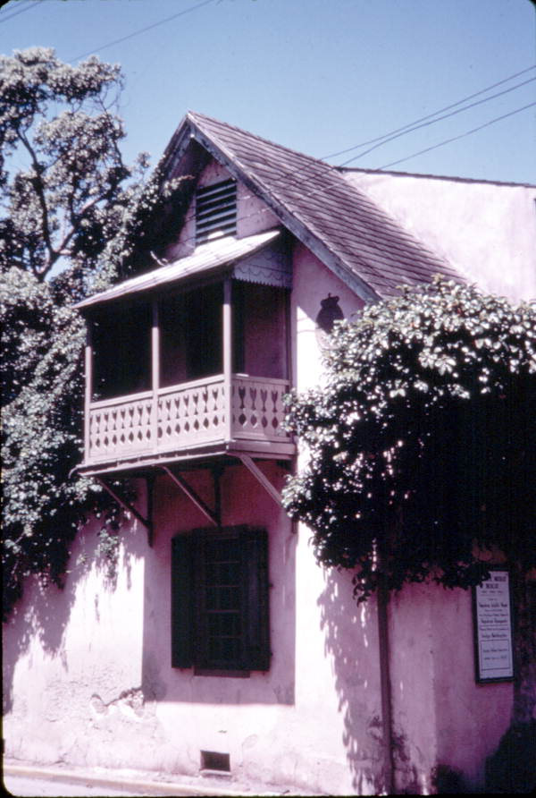 Home of Prince Murat, which was built around 1790 - Saint Augustine, Florida
