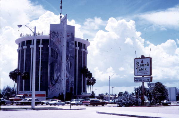 The Kenann building houses the Chateau Madrid a restaurant - Fort Lauderdale, Florida.