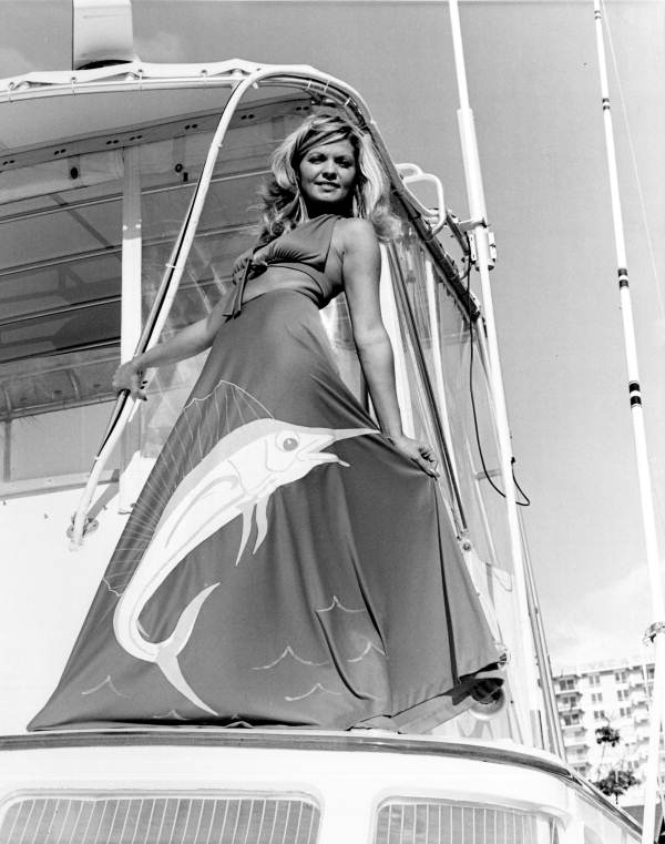 Unidentified woman modeling fashion - Fort Lauderdale, Florida.