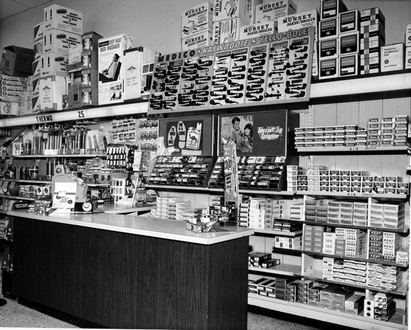counter cigarette Florida Memory • Cigarette counter in an unidentified store