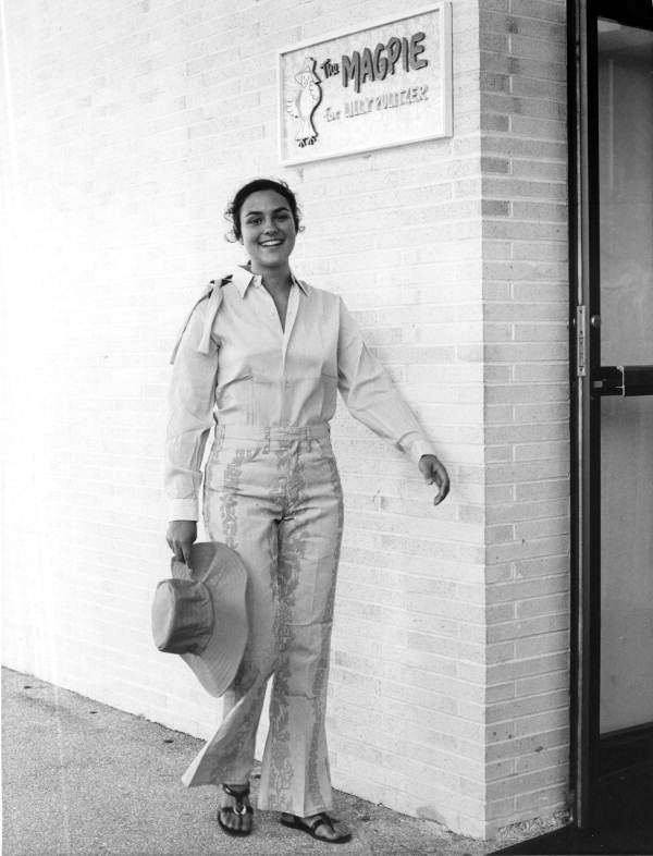 Unidentified young woman modeling fashion - Fort Lauderdale, Florida.