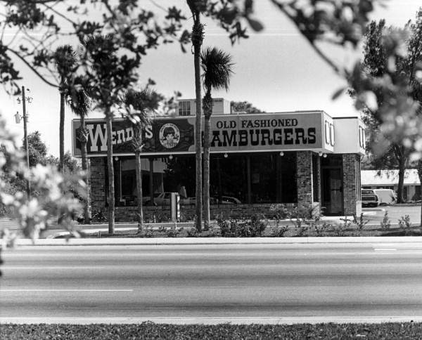 Wendy's restaurant - Fort Lauderdale, Florida.