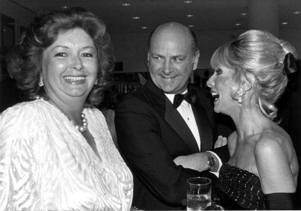 H. Wayne Huizenga and wife Marti, left, with an unidentified woman at a charity event - Fort Lauderdale, Florida