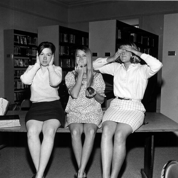 Group portrait of a few Pine Crest School students - Fort Lauderdale, Florida
