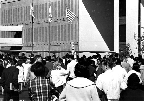 Bomb scare at the Miami-Dade Junior College North Campus - Miami, Florida