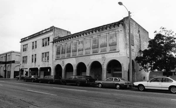 Abandoned building in the Miami-Dade Community College Mitchell Wolfson New World Center Campus neighborhood.