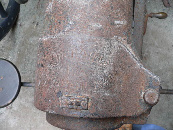 Close up of an 1905 artillery piece - Key West, Florida .