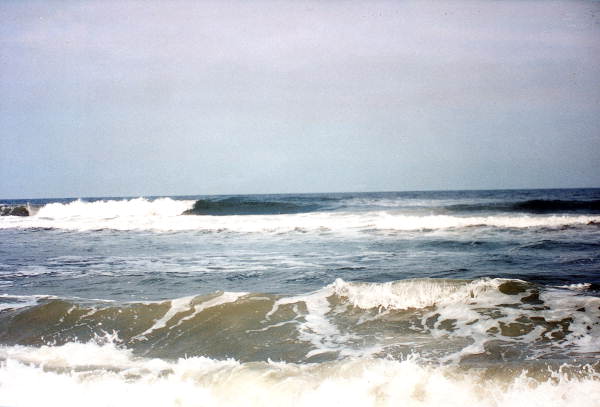 Waves coming in to the shore - Little Talbot Island, Florida