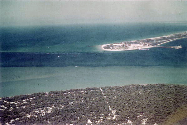 Aerial view overlooking Cayo Costa island - Lee County, Florida.