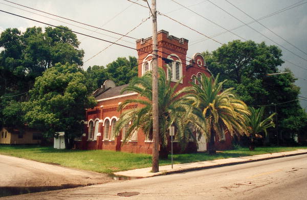 View of El Bethel Primitive Baptist Church at 509 E. Columbus Drive in the Tampa Heights Historic District.