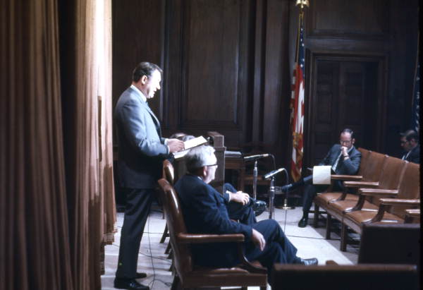 Governor Claude Kirk delivering a speech - Tallahassee, Florida.