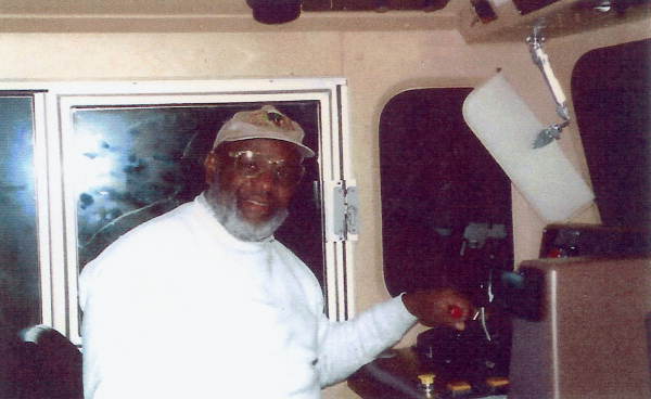 Portrait of Ralph Roberts, the first African American train engineer from Baldwin, Florida