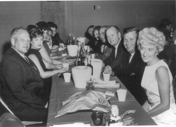 Group portrait during Employee Welfare Association Halloween dance at the U.S. Navy Mine Defense Laboratory - Panama City, Florida