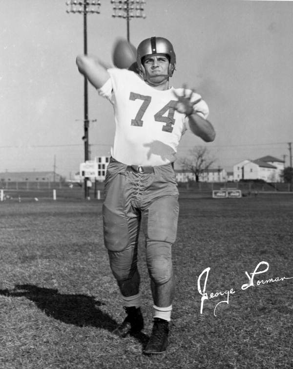 Portrait of United States Naval Academy football quarterback George Michael "Mike" Norman - Jacksonville, Florida.