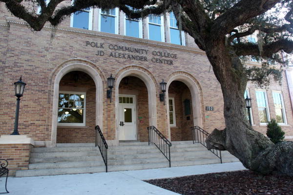 Polk Community College JD Alexander Center at 152 E. Central Ave. in Lake Wales, Florida.