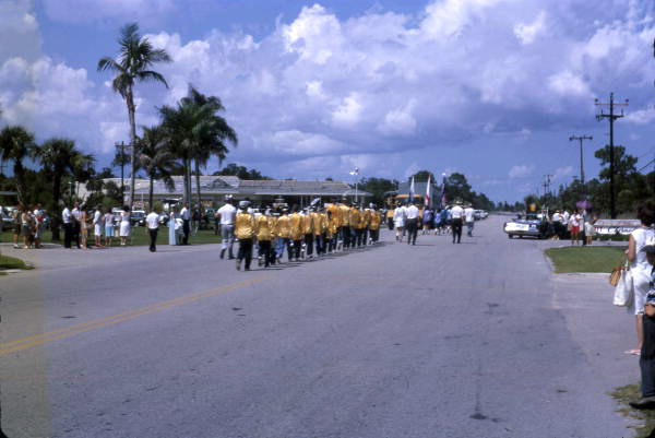 View showing a parade.