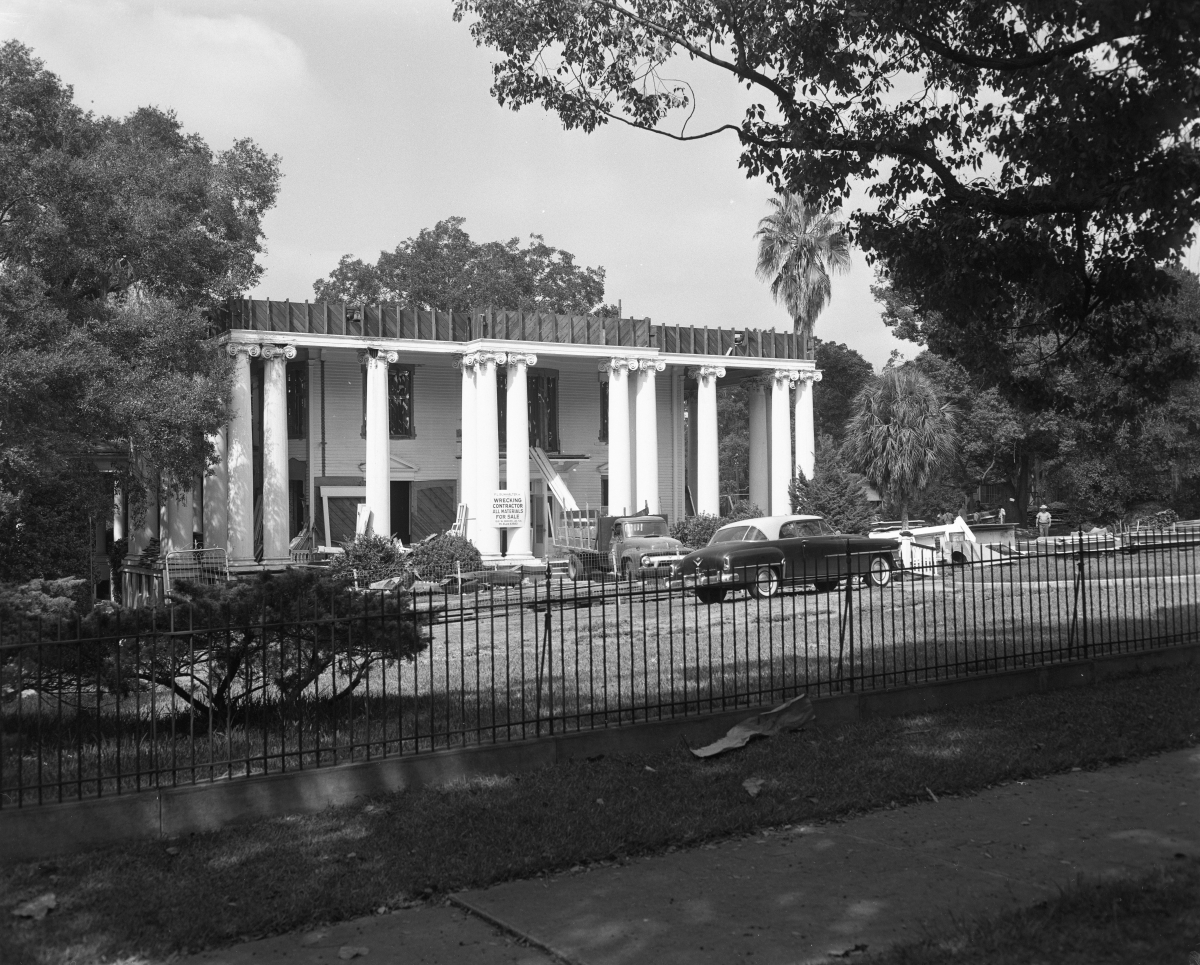 Demolition of the Governor's Mansion