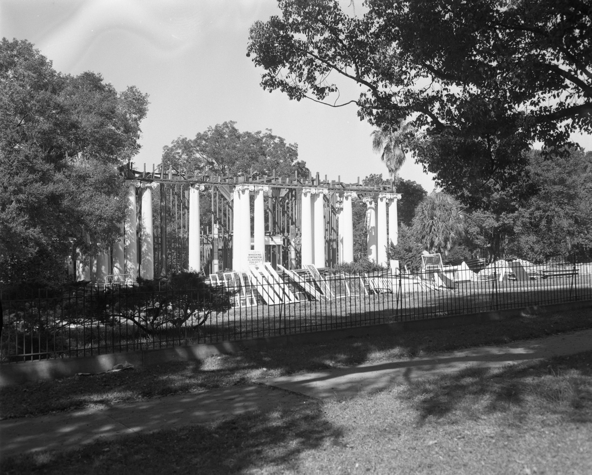 Demolition of the Governor's Mansion