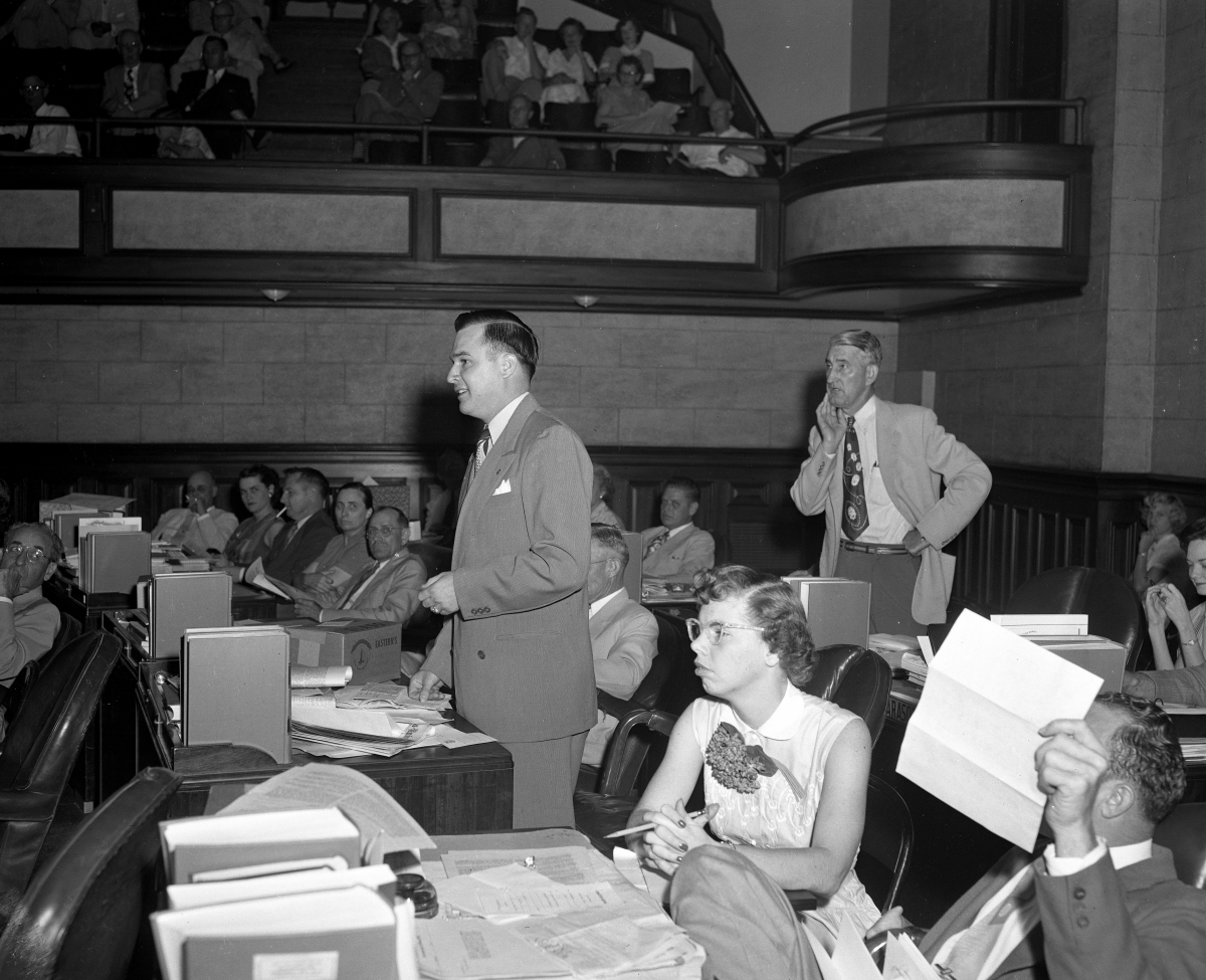 Legislature in session
