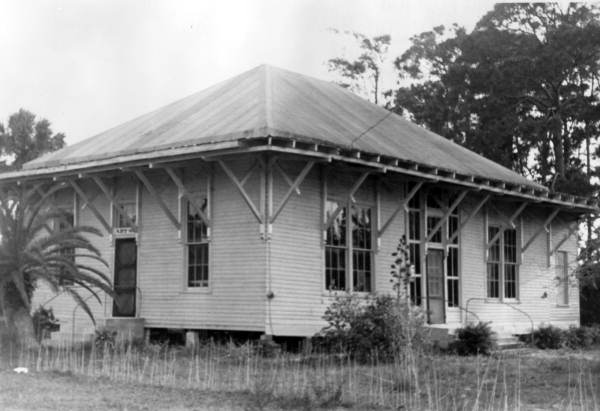 Art Hall theater at the Koreshan State Park - Estero, Florida.