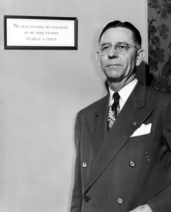 Superintendent of Public Instruction Thomas D. Bailey with a motto - Tallahassee, Florida.