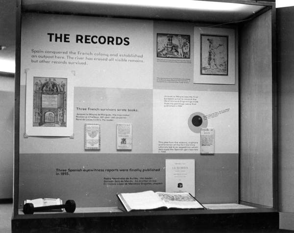 An exhibit in the Fort Caroline National Memorial Visitor Center - Jacksonville, Florida