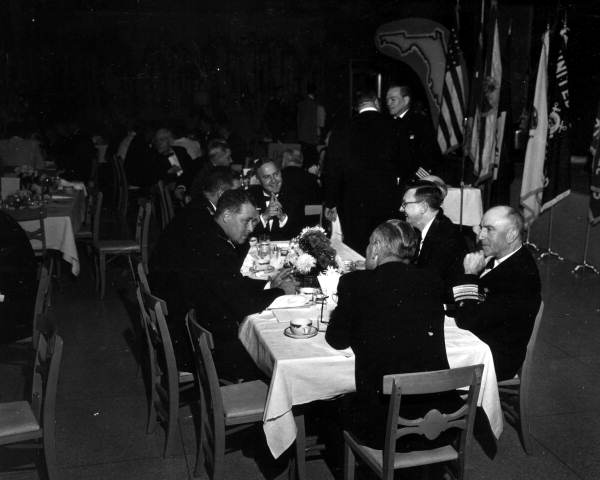 Attendants at Governor Collins' annual Military Appreciation Dinner - Orlando, Florida.
