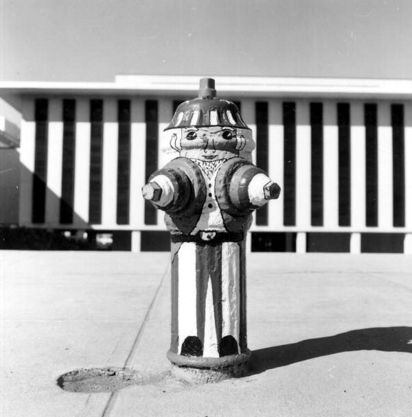 Fire hydrant, near the capitol, decorated for the American Bicentennial celebration - Tallahassee, Florida