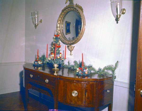 Interior decoration in the Florida Governor's Mansion - Tallahassee, Florida