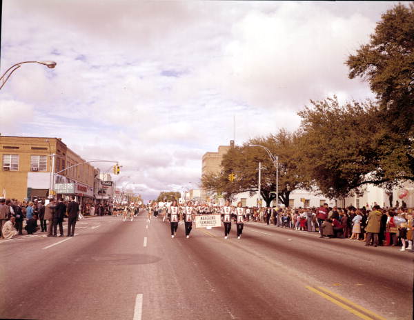 "Marching Seminoles" from Sanford, Florida in Governor Kirk's inauguration parade - Tallahassee, Florida