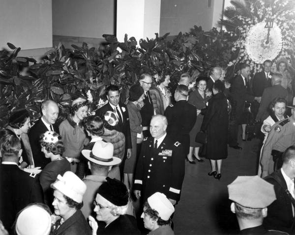 Receiving line at Governor Farris Bryant's inaugural reception in the capitol - Tallahassee, Florida.