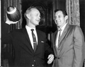 Governor Farris Bryant getting tips from FSU football coach Bill Peterson - Tallahassee, Florida.