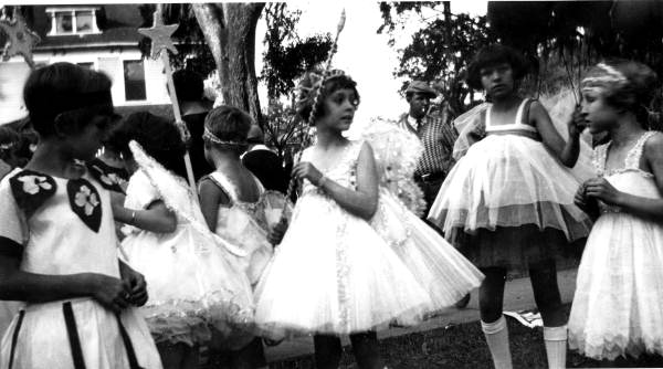 Children dressed up for centennial celebration parade - Tallahassee, Florida