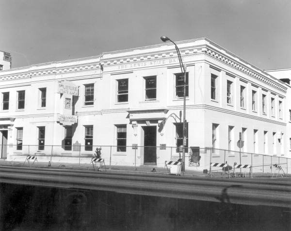 Lewis State Bank at the northeast corner of Monroe and Jefferson - Tallahassee, Florida.