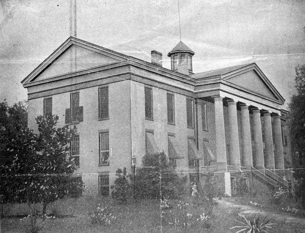 East front of the Old Capitol with cupola - Tallahassee, Florida.