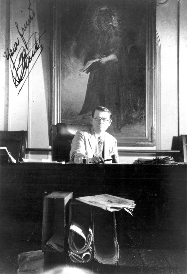 Portrait of Florida Senate president T.G. Futch.