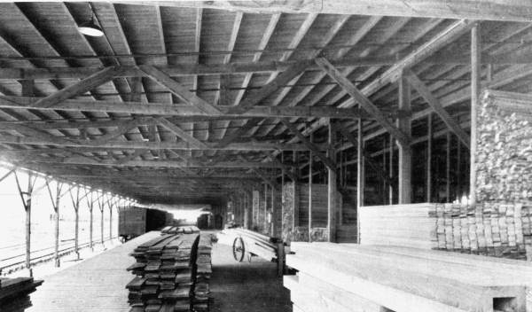 Shipping dock at Putnam Lumber Company - Shamrock, Florida