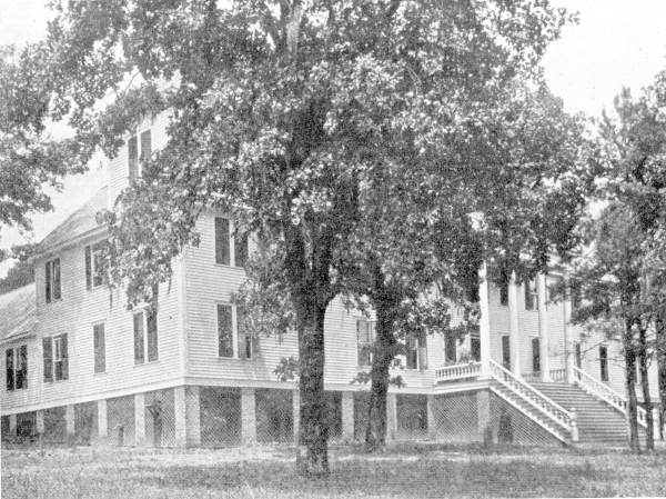 South side of East Hall (women's dormitory) at Florida State College - Tallahassee, Florida.