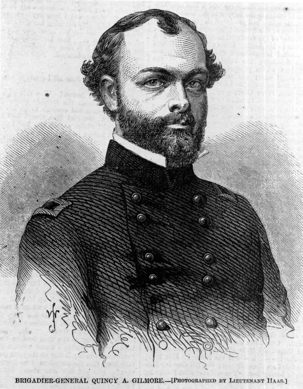 Portrait print of Brigadier-General Quincy A. Gilmore