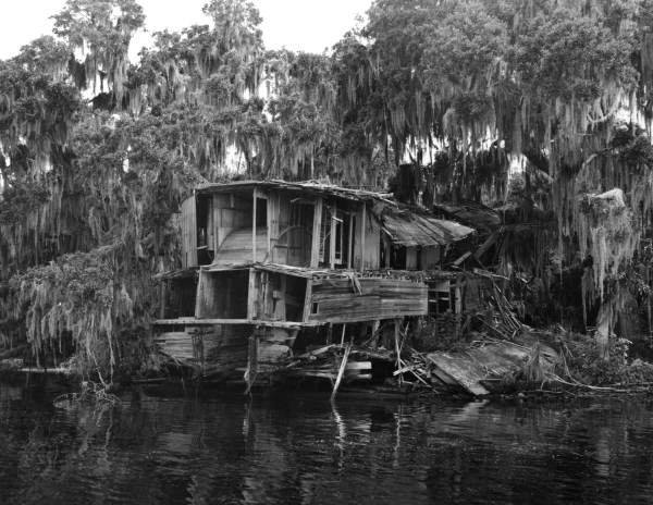 Remains of the "Hiawatha" steamboat on the St. Johns River
