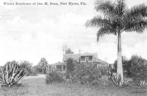 Winter residence of John M. Dean - Fort Myers, Florida.