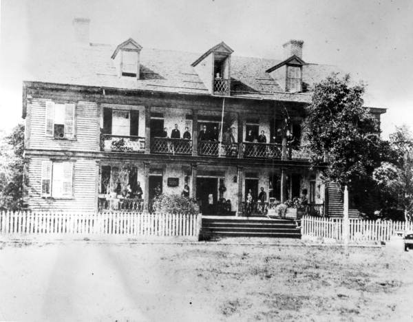 Front view of the William B. Hooker home - Tampa, Florida.