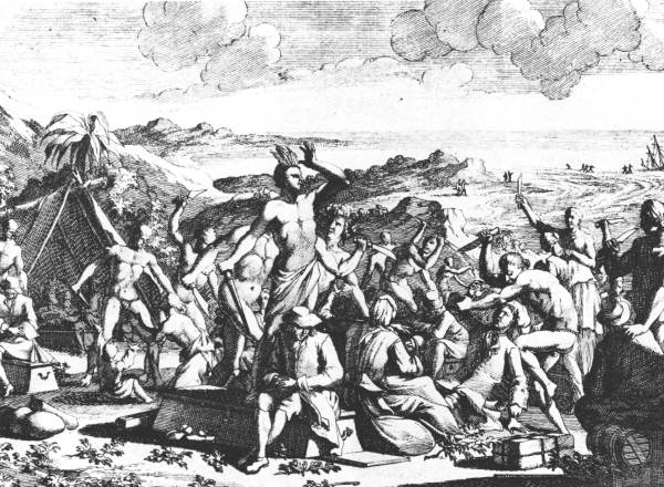 Florida Indians capturing shipwreck victims
