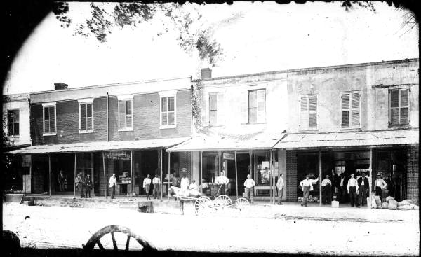 Stores on the west side of Monroe between College and Park - Tallahassee, Florida.