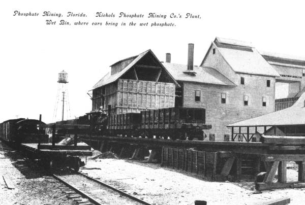 Nichols Phosphate Mining Company's plant - Nichols, Florida